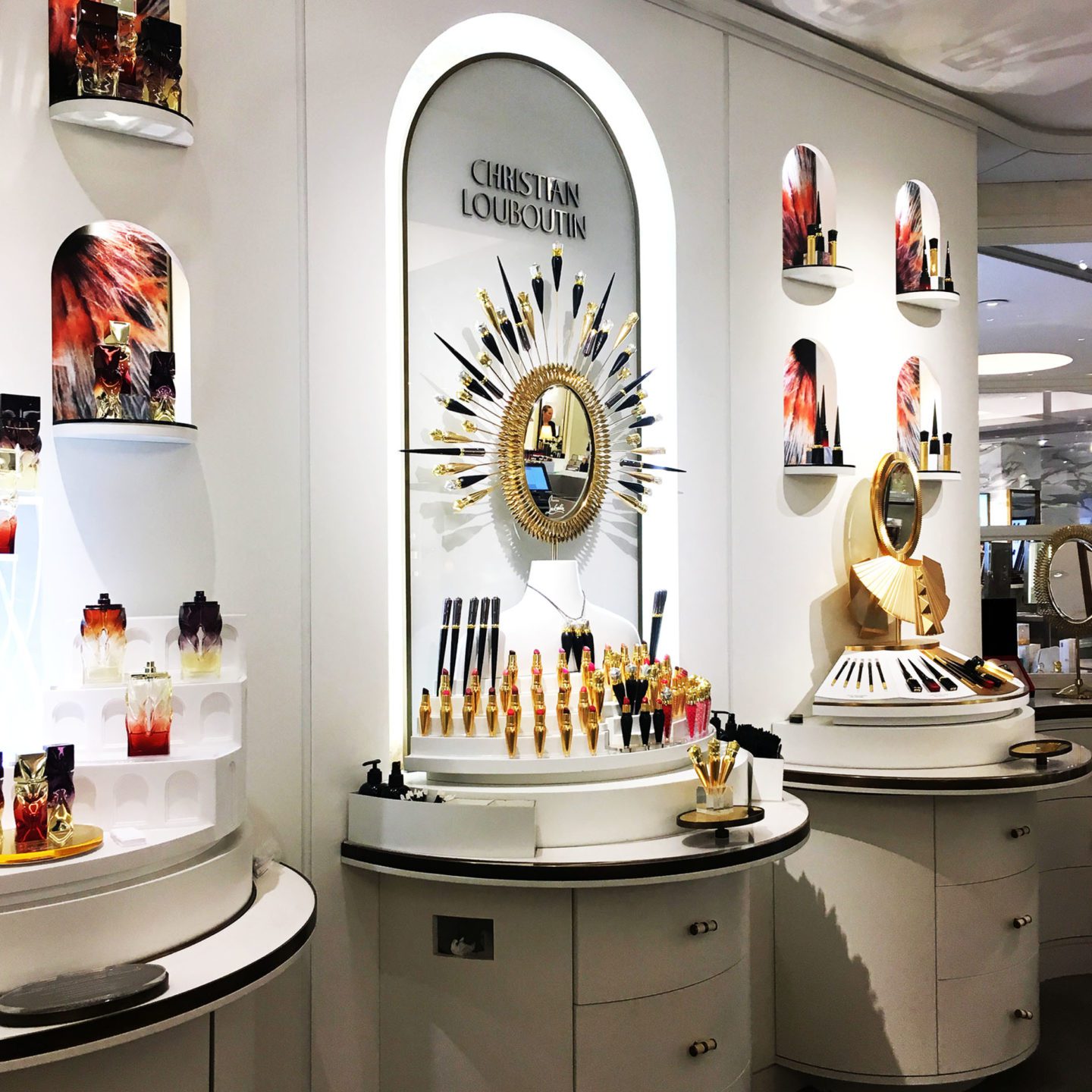 Bergdorf Goodman Louboutin Beaute Counter | The beauty look book