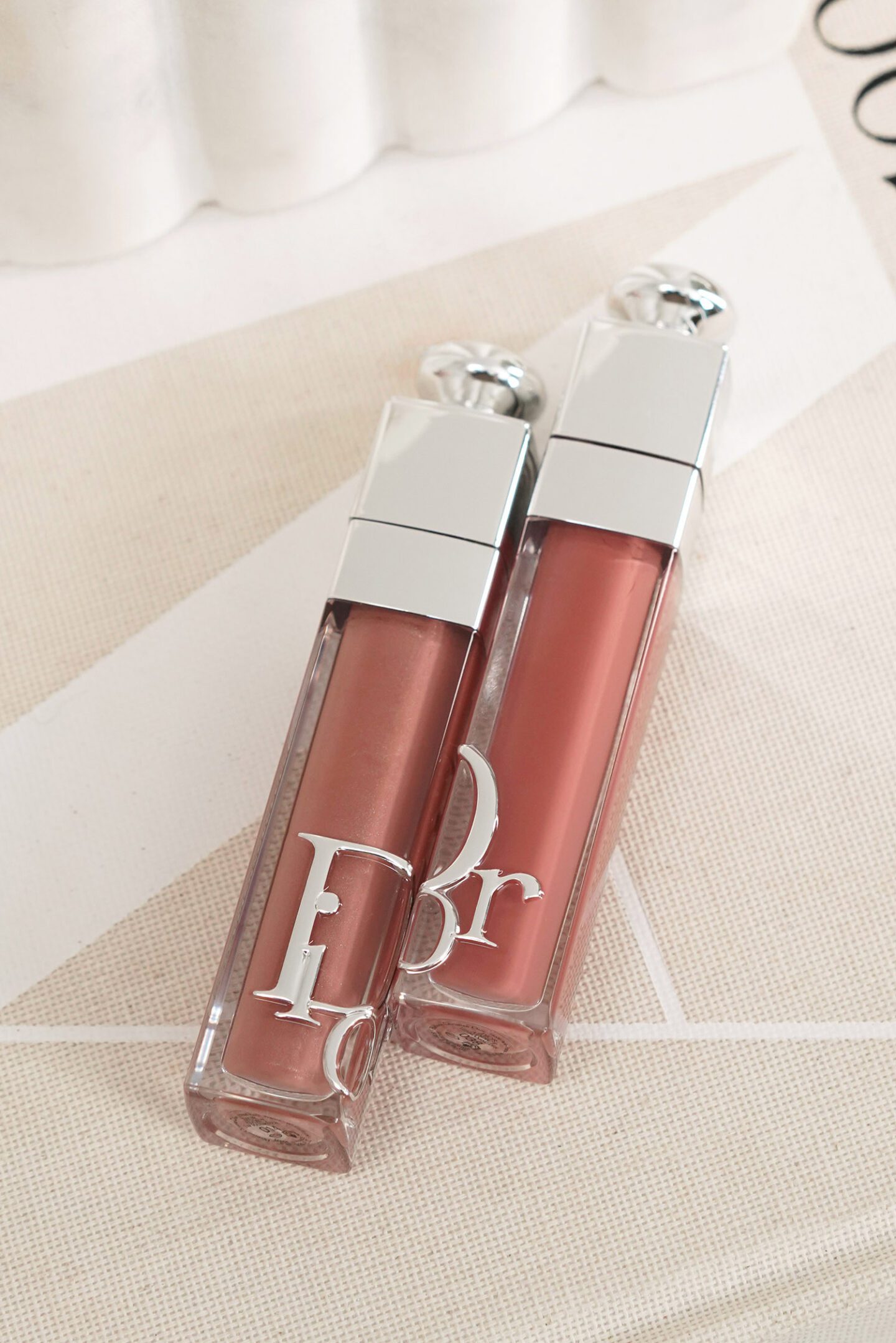 Dior Lip Maximizers Shimmer Macadamia and Rose Nude