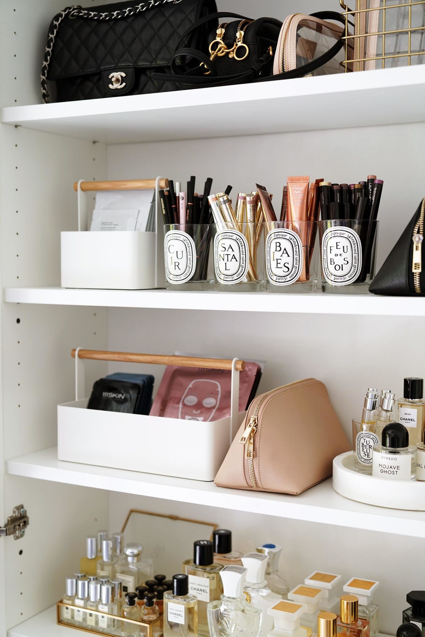 Diptyque Candle Repurpose and Yamakazi Home Caddy Storage