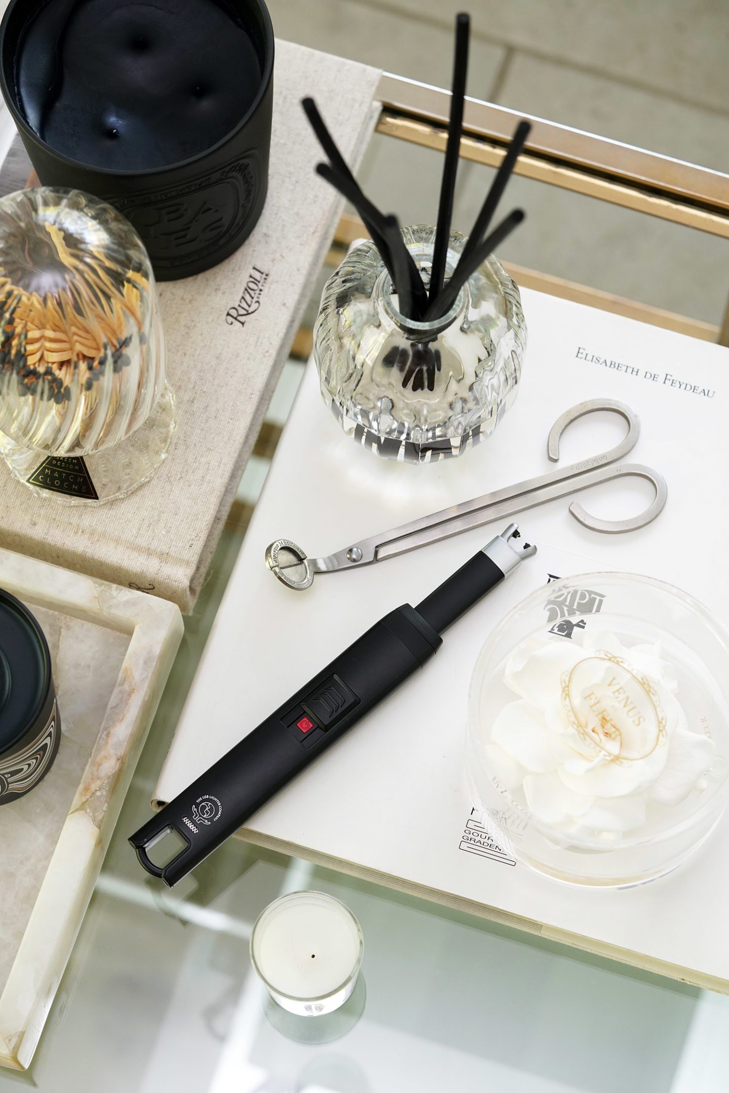 Diptyque Wick Trimmer and USB Lighter