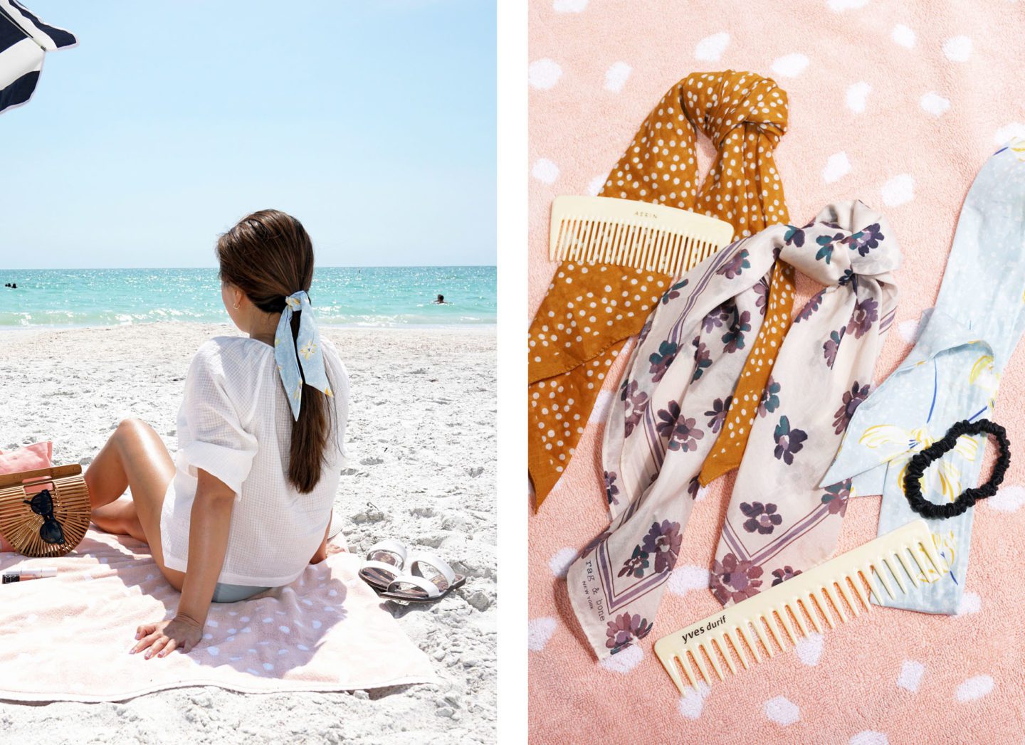 Hair Scarf Beach Accessories | The Beauty Look Book