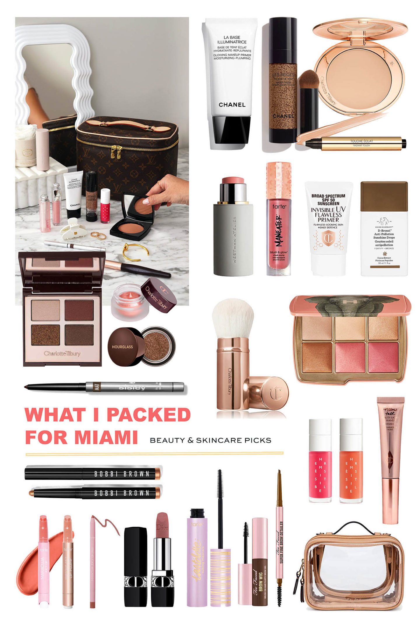 Travel Makeup Packing Miami